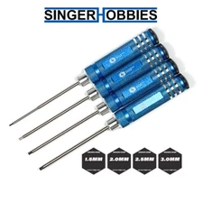 RACERS EDGE RCE7215BL Metric High Speed Steel Hex Driver Set w/ Blue Handles HRP