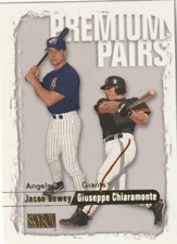 FREE SHIPPING-2000 Skybox Premium Pairs Jason Dewey Giuseppe Chiaramonte #248