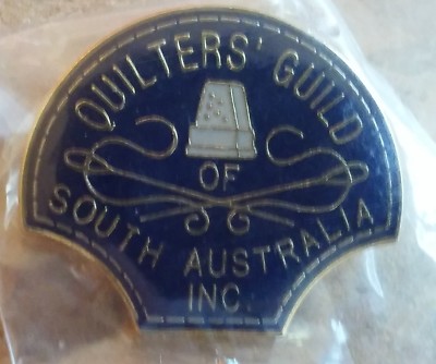 Quilters' Guild of South Australia INC pin badge