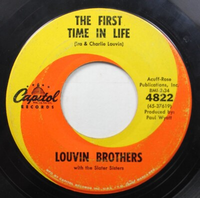 #ad #ad 45 Louvin Brothers The First Time In Life Must You Throw Dirt In My Face $6.00