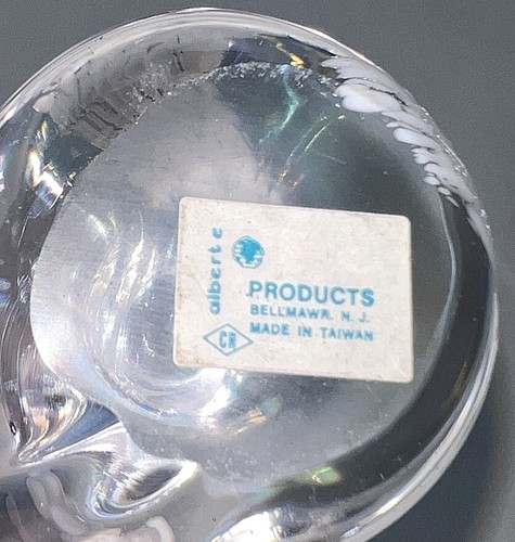 Albert E Price Iridescent Art Blown Glass Snow Dove Bird Paperweight Figurine - Picture 7 of 7