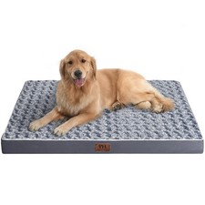 Orthopedic Waterproof Large Dog Bed, Egg Crate Foam, Washable Cover, NonSlip