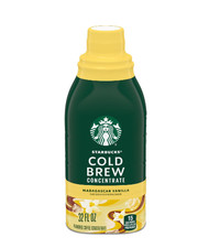 Starbucks Madagascar Vanilla, Cold Brew Coffee Concentrate, Iced Coffee, 32 fl o