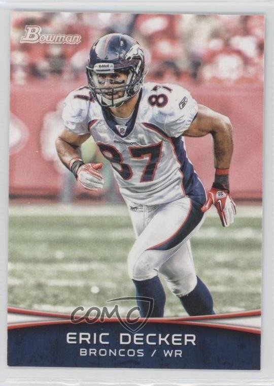 2012 Bowman Eric Decker #7 2u3