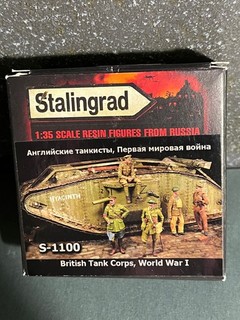 Modellbausatz 1:35 Resin Kit von Stalingrad 5 Figuren British Tank Corps WWI