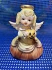 VINTAGE HALLOWEEN ANGEL WITH JACK-O-LANTERN — photo 5
