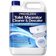 5L of Toilet Macerator Cleaner Descaler Blue Fresh 5.50 per litre