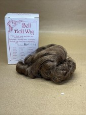 Vintage Bell Quality Doll Wig Size 5-6 Colette Auburn Brown Hair NEW NOS