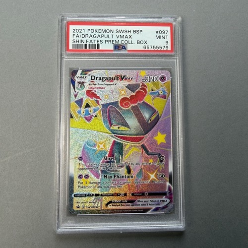 Dragapult VMAX graded PSA 9 for sale on eBay
