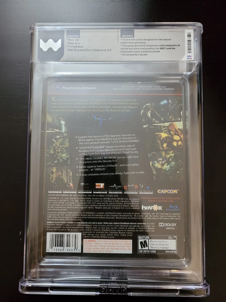 Resident Evil 5 -- Gold Edition (Sony PlayStation 3, 2010) - Image 2 of 2