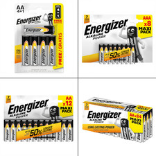 Image of Energizer AA AAA Power Alkaline LR6 LR03 Batteries Bulk Pack Big Savings