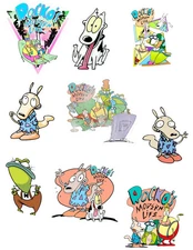 Rocko's Modern Life Retro Cartoon Stickers