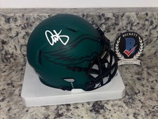 Alshon Jeffery Signed Autographed Philadelphia Eagles Rave Mini Helmet Beckett