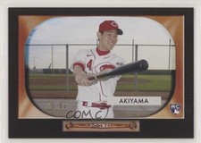 2020 Topps Archives 1955 Bowman Archives Black 75/99 Shogo Akiyama #B55-18 k4s
