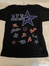 Vintage All Star NBA Graphic All Over Logo Print Size Cl Tshirt