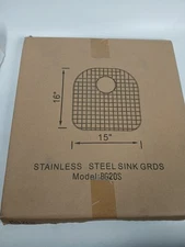 Stainless Steel Kitchen Sink Bottom Grid, Rack (16" x 15") BG20S