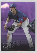 2014 Bowman Platinum Chrome Prospects Retail Purple Refractor Joey Gallo 0ny1