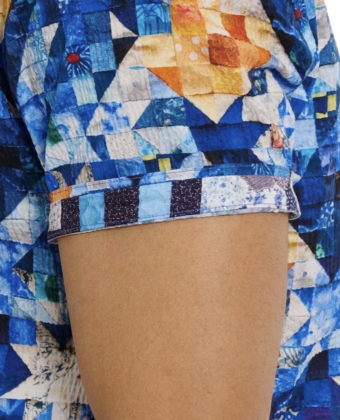 Robert Graham Sashiko Patchwork Print Regular Fit… - image 5