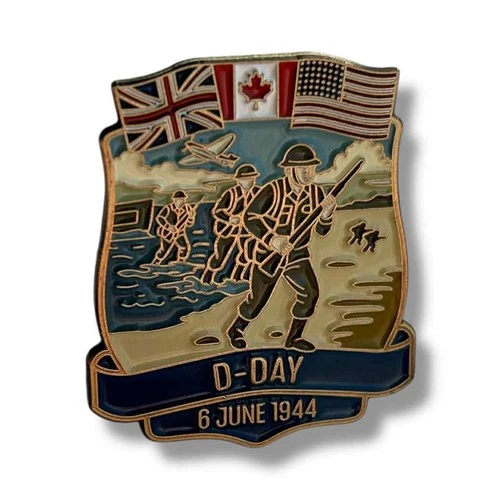 D-Day World War 2 Pin Badge - WW2 Badge