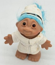 Vintage 2005 Thomas Dam Troll Doll 5 Doctor Nurse Scrubs Hospital Clothes RARE