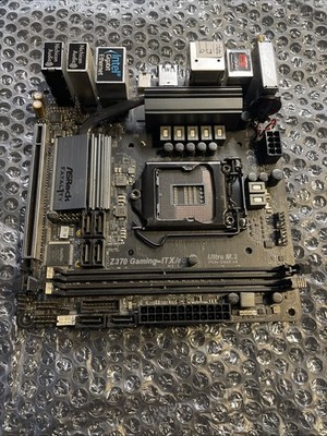 ASRock Z370i Z370 Gaming-ITX/ac LGA 1151 Intel Z370 Mini ITX Motherboard