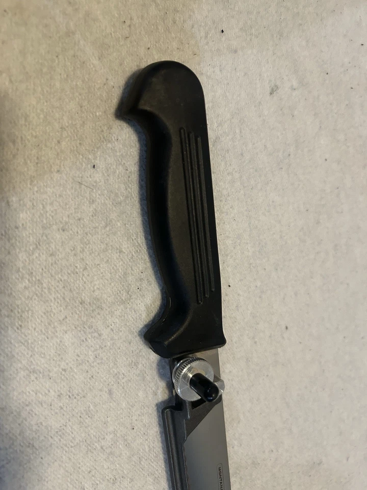 Cuchillo de pan ajustable Montana Inox hecho en Italia Sandvik acero inoxidable 15 pulgadas Foto 3 de 4