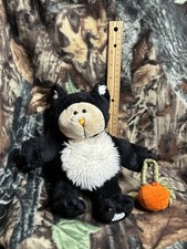 Starbucks BEARISTA 2005 HALLOWEEN BLACK CAT Teddy Bear Plush Stuffed Animal Toy