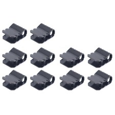 10x Car Mudguard Fixing Clips Auto Engine Guard U-shaped Buckle Clamps