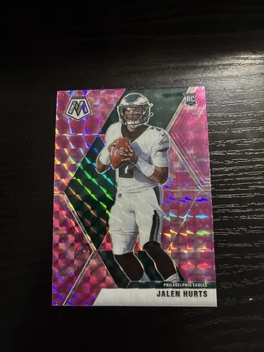2020 Panini Mosaic - Rookies Jalen Hurts #222 Camo Pink Mosaic Prizm (RC)