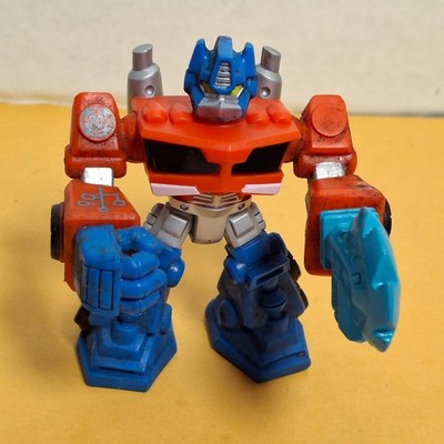 Hasbro Transformers Optimus Prime Red Blue Lairn Robot Saw Hand 3  Plastic Toy