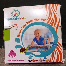 Splashin Kids Tummy Time Water Play Mat Large Play Area 26"x20"
