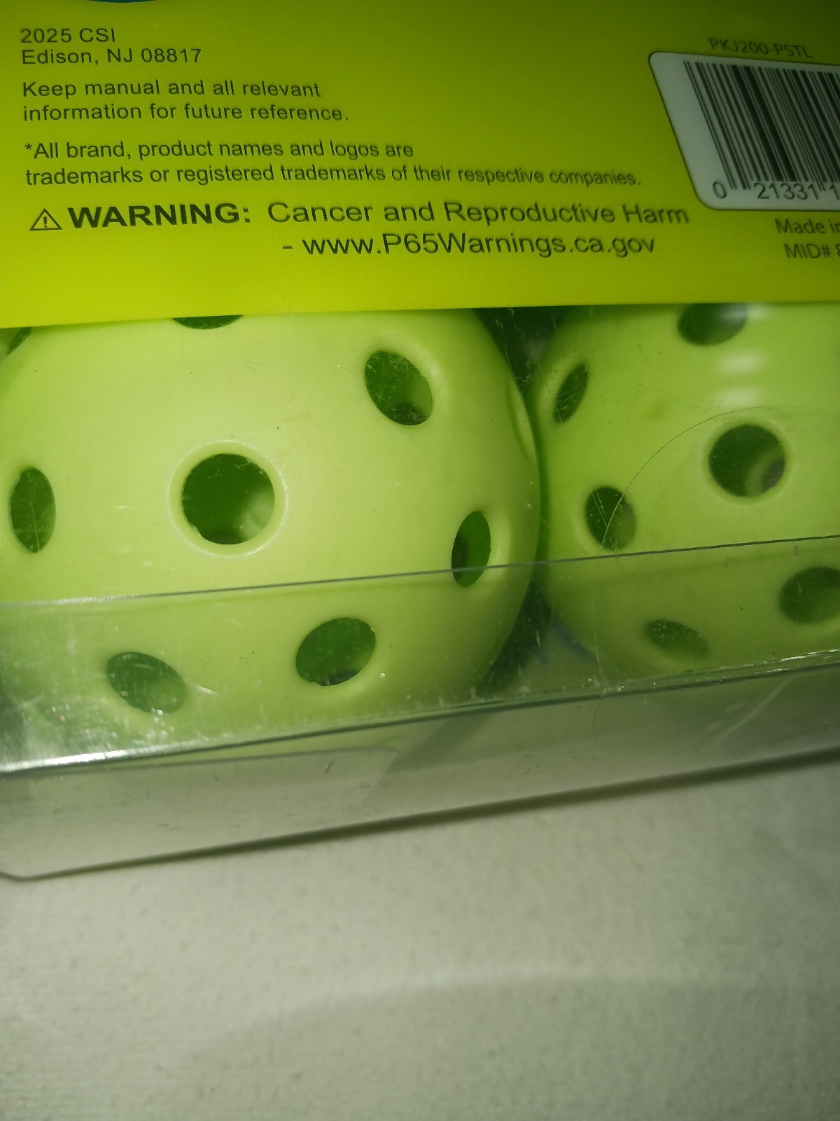 Pickleball Balls. Pickle O' Joe 40High Performance Pickleballs. Lot Of 12. New