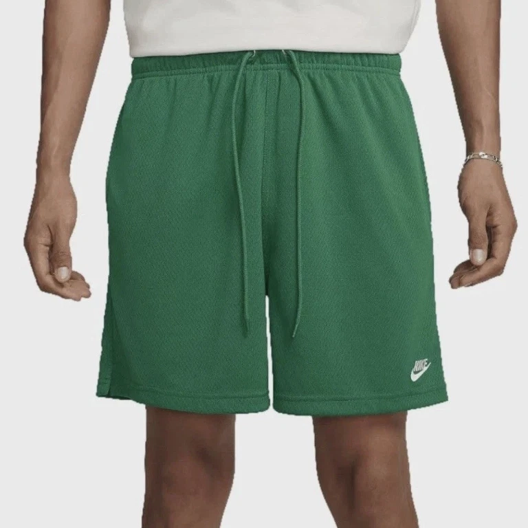 Nike Club Mesh Flow Men’s Shorts FN3514-365 Green MSRP $55