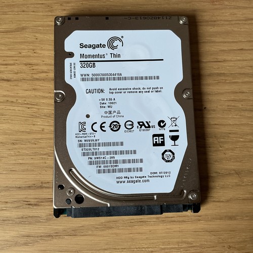 Festplatte SEAGATE Thin HDD ST320LT012 320GB SATA II 5400RPM 16MB CACHE 2,5''