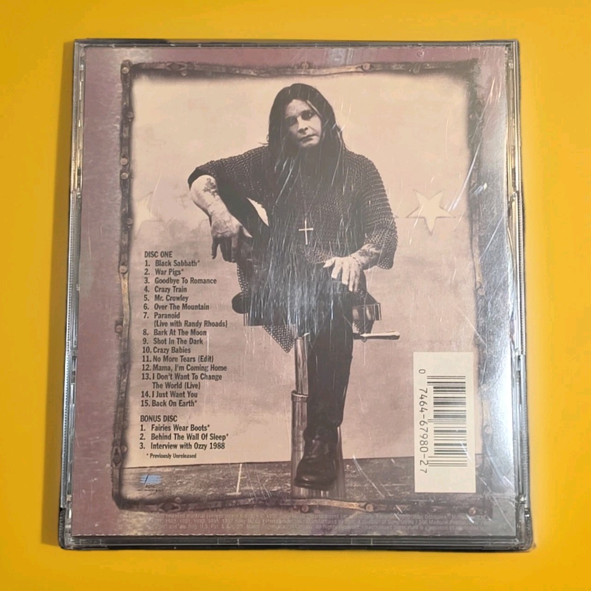 最新作！DVD Ozzy Osbourne The Ozzman Cometh Greatest Hits Hard Rock Album CD