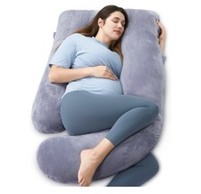 Momcozy Pregnancy Pillows for Sleeping, U Shaped Full Body Maternity Pillow