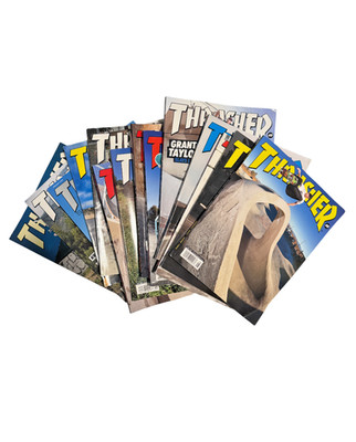 THRASHER Skateboard Magazine   Lot 14 Stück   Skate Zeitschriften