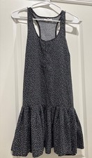 Vintage Aeropostale size large cottage core racerback vintage print dress tie