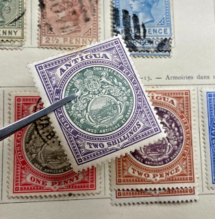Antigua Briefmarken Sammlung GUT Antigua stamp collection GOOD