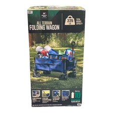 Members Mark All-Terrain Collapsible Folding Wagon, Navy Blue
