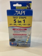 API 5 in 1 Aquarium Test Strips for Freshwate...