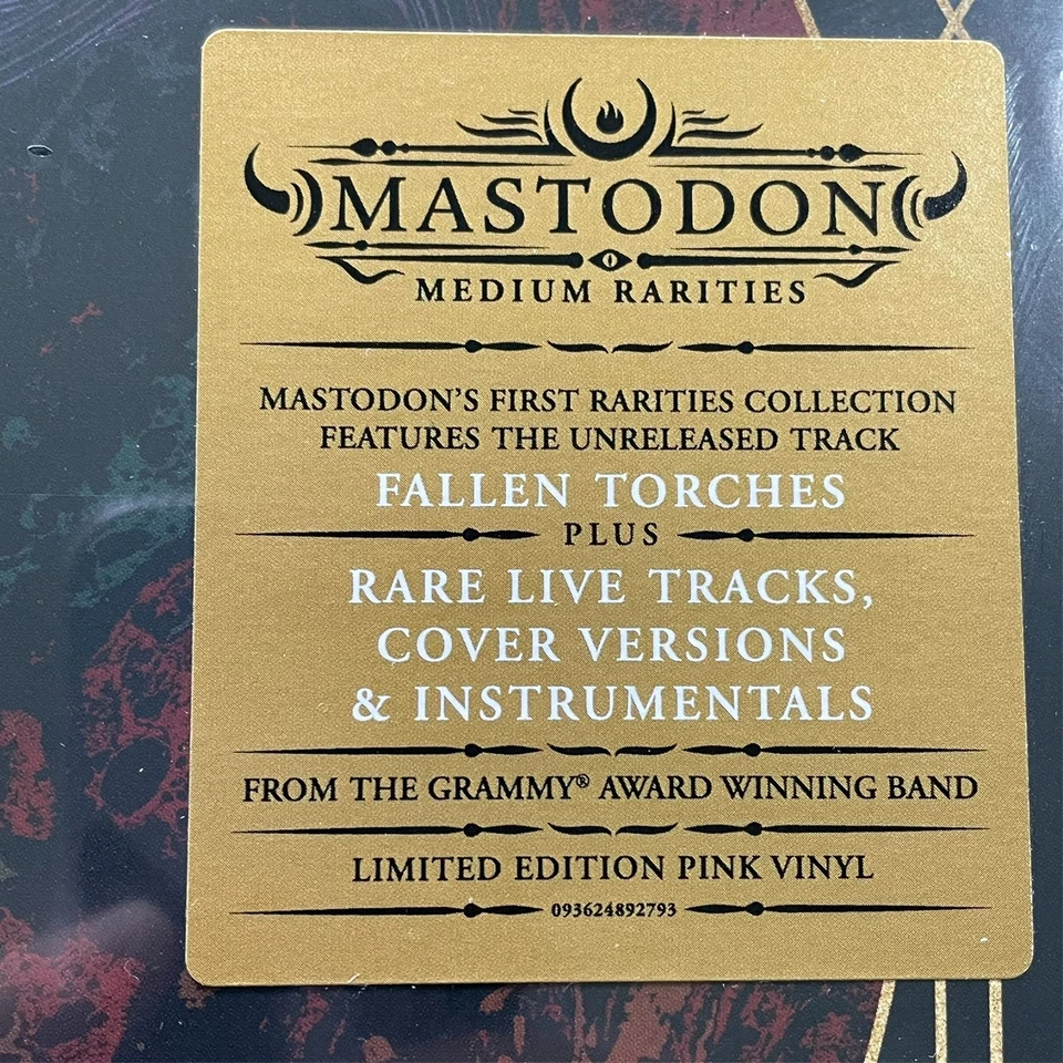 MASTODON - Medium Rarities Ltd Pink Marbeled Coloured 2LP Vinyl New & Sealed - Image 2 of 4