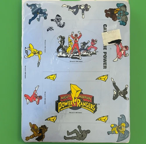Vintage Mighty Morphin Power Rangers Magnetic Picture Frame, MMPR 1994, NEW