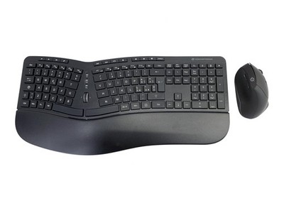 Conceptronic ORAZIO ERGO Wireless Ergonomic Keyboard & Mouse Kit, Italian