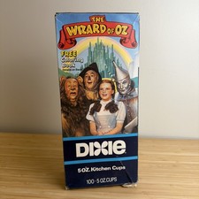 1989 Dixie The Wizard of Oz 5oz Kitchen Cups, 100 Count