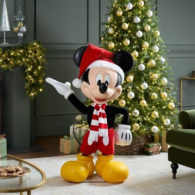 Disney ft Animated Holiday Mickey Mouse Home Depot -Christmas Animatronic 