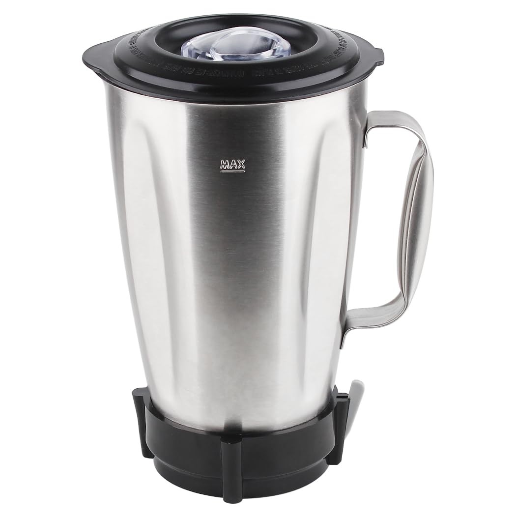 Replacement Parts stainless steel jar with Bottom Cap and blade, Compatible w...