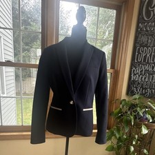 Tommy Hilfiger Womens Navy Blazer Jacket Size...