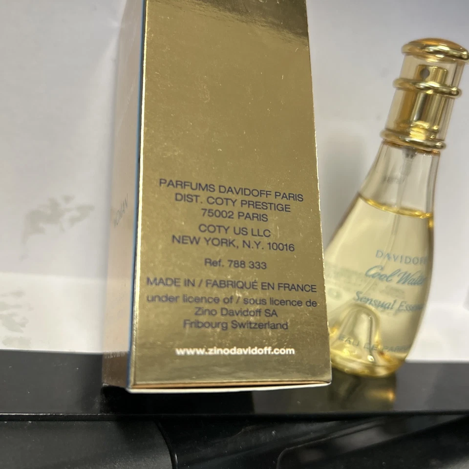 Davidoff Cool Water чувственная эссенция парфюмированная вода спрей 1 унц - Изображение 3 из 4