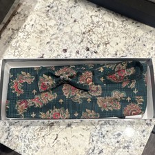 Cummerbund and Bow Tie Set Men Pattern